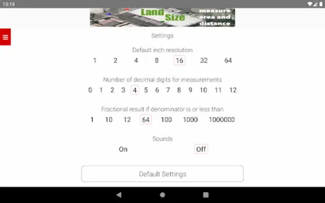 Feet&Inches Calculator android App screenshot 0