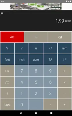 Feet&Inches Calculator android App screenshot 7